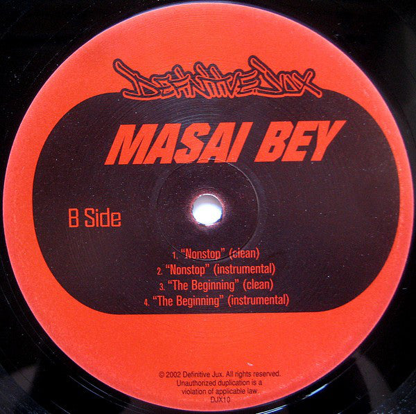 Masai Bey : Paper Mache (12&quot;, Single)