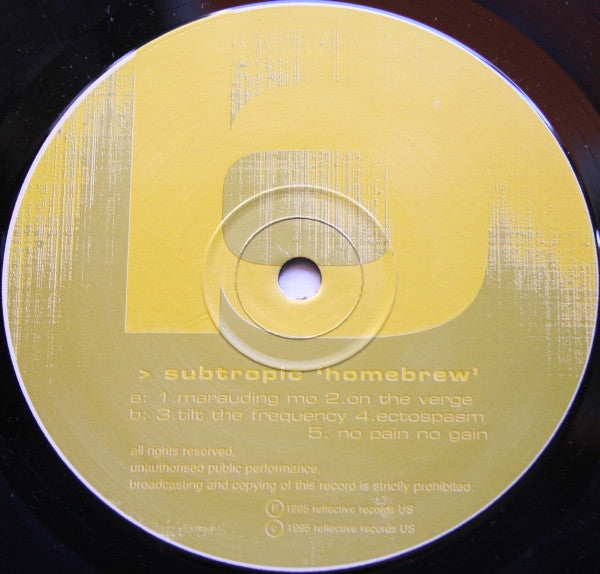 Subtropic : Homebrew (2x12&quot;, Album, Ltd)