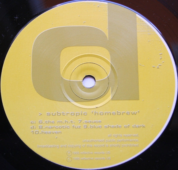 Subtropic : Homebrew (2x12&quot;, Album, Ltd)