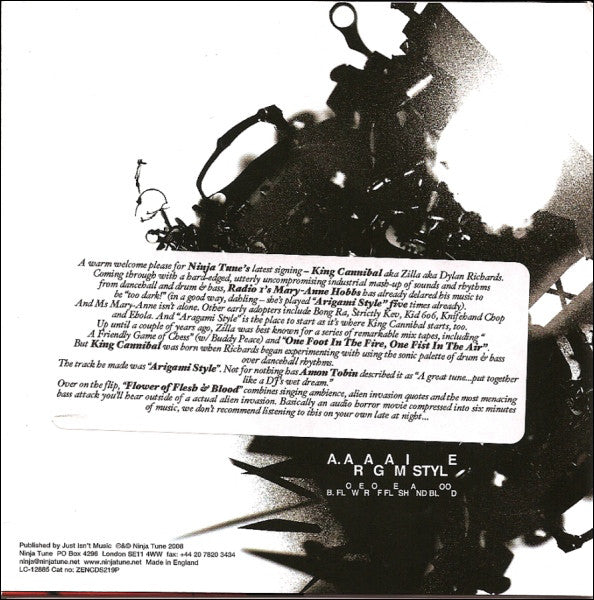 King Cannibal : Aragami Style (CD, Single, Promo)