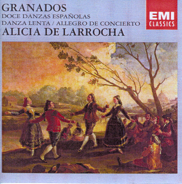 Alicia De Larrocha : Granados - Doce Danzas Españolas (CD, Album, Comp)