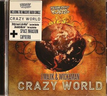 J Majik &amp; Wickaman : Crazy World (CD, Album)