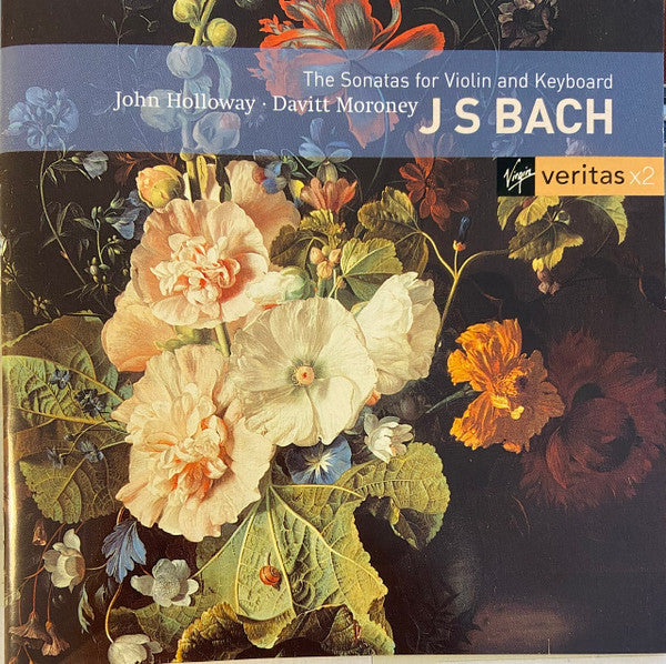 Johann Sebastian Bach, John Holloway, Davitt Moroney : The Sonatas For Violin And Keyboard (2xCD, Album, RE)