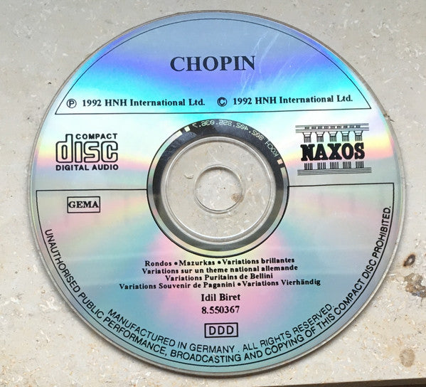 Frédéric Chopin, Idil Biret : Rondos And Variations (CD, Album)