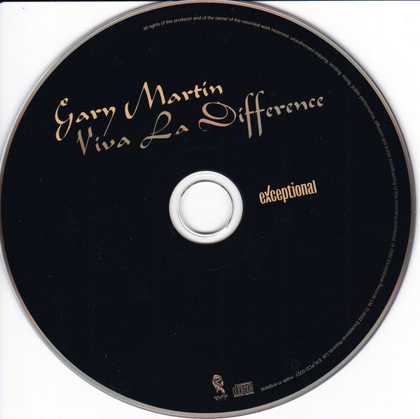Gary Martin : Viva La Difference (CD, Album)