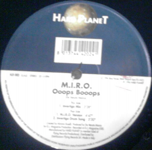 M.I.R.O. : Ooops Booops (12&quot;)