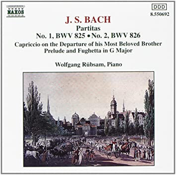 Johann Sebastian Bach - Wolfgang Rübsam (2) : Partitas Nos. 1 And 2 (CD, Album, RE)
