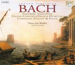 Johann Sebastian Bach, Pieter-Jan Belder : Goldberg Variations Italian Concert/French Overture Chromatic Fantasy &amp; Fugue (2xCD)