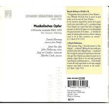Johann Sebastian Bach - Davitt Moroney, Martha Cook, Janet See, John Holloway, Jaap ter Linden : L&#39;Offrande Musicale = Musikalisches Opfer (CD)