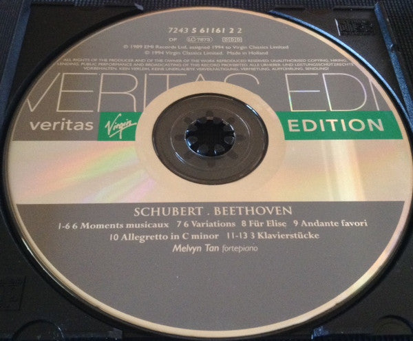 Franz Schubert, Melvyn Tan : 6 Moments Musicaux / 3 Klavierstücke (CD, Album, RE)