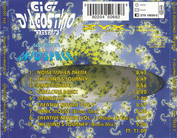 Gigi D&#39;Agostino : A Journey Into Space (CD, Comp)