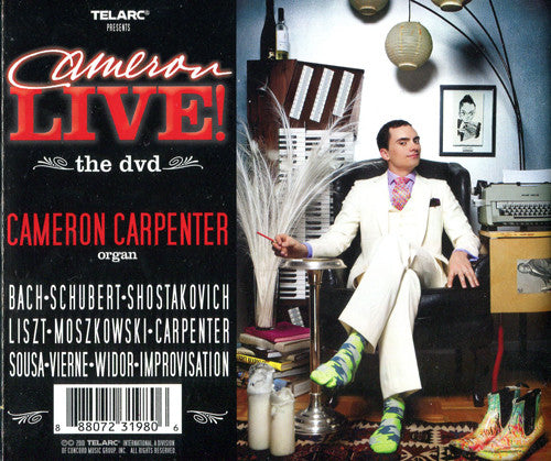 Cameron Carpenter (2) : Cameron Live! (CD, Album + DVD, 5.1)