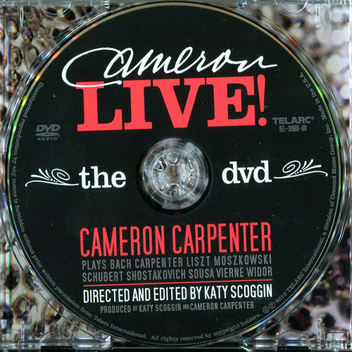 Cameron Carpenter (2) : Cameron Live! (CD, Album + DVD, 5.1)