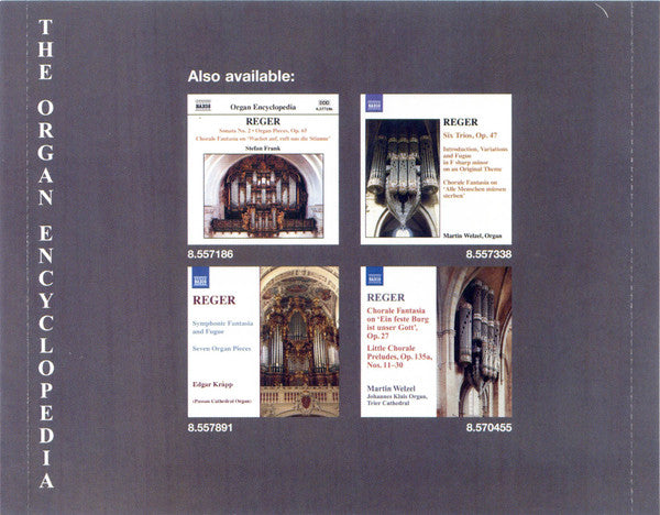 Max Reger, Josef Still : Organ Works Volume 9 (CD, Album)