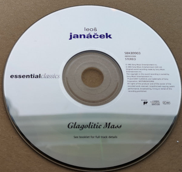 Leoš Janáček - The London Symphony Orchestra, London Symphony Chorus, Michael Tilson Thomas : Glagolitic Mass (CD, Album, RE)