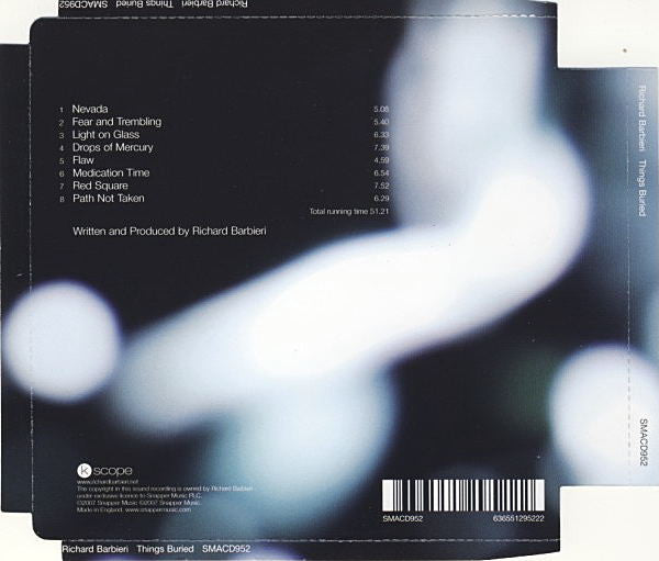 Richard Barbieri : Things Buried (CD, Album, Sup)