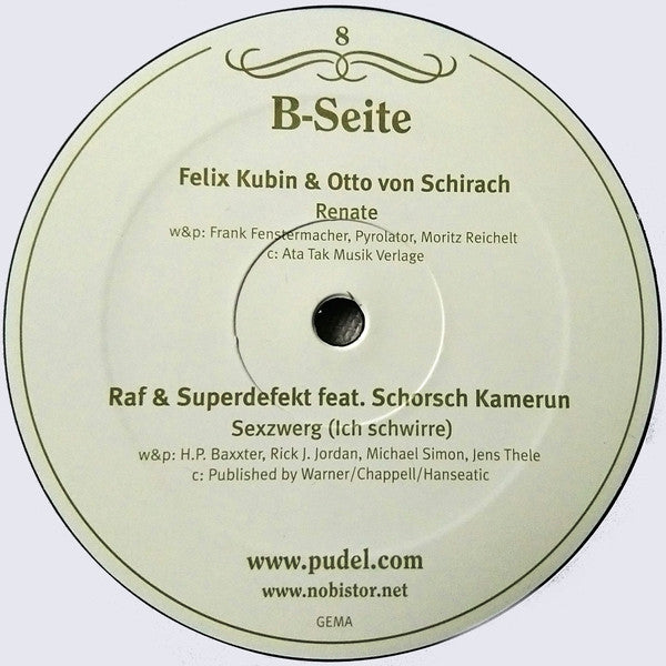 Various : Pudel Produkte 8 (12&quot;, Ltd)
