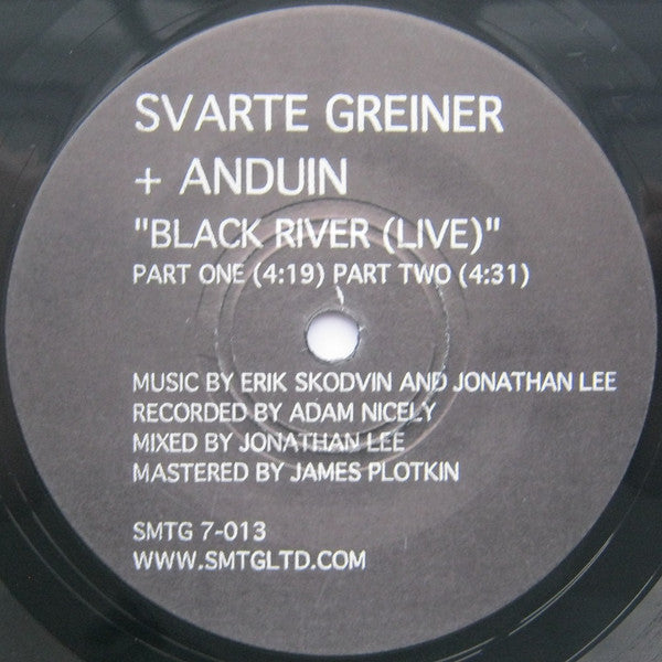 Svarte Greiner + Anduin : Black River (Live) (7&quot;, Ltd)
