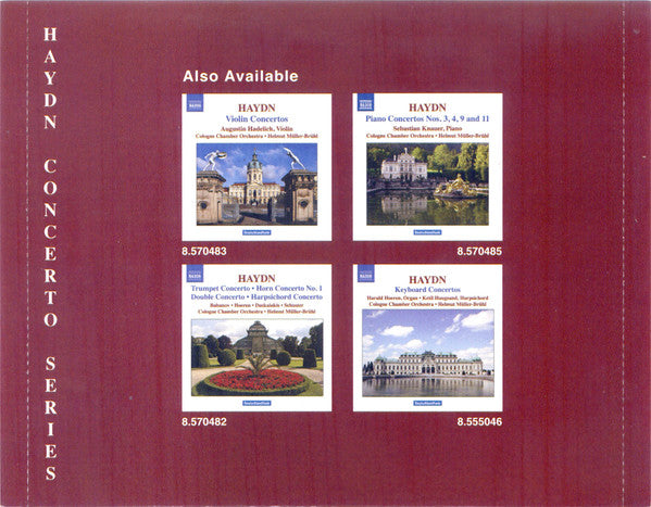 Haydn*, Daniel Rothert, Philipp Spätling, Benoît Fromanger, Ingo Nelken, Christian Hommel, Cologne Chamber Orchestra*, Helmut Müller-Brühl : Concertos For Two Lire Organizzate (CD, Album)