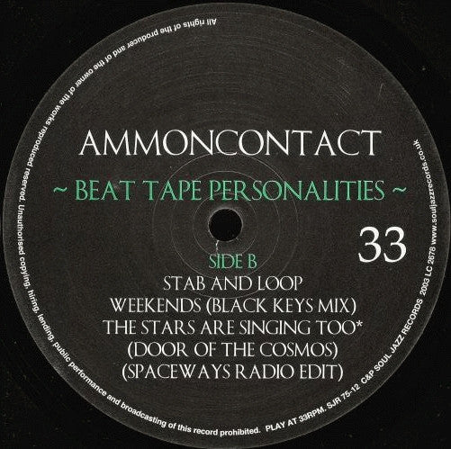 AmmonContact : Beat Tape Personalities (12&quot;)