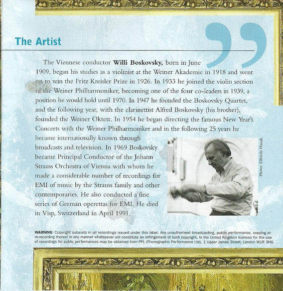 Franz Lehár, Willi Boskovsky / Johann Strauss Orchestra Of Vienna* : Lehar Waltzes (CD, Comp, RE)