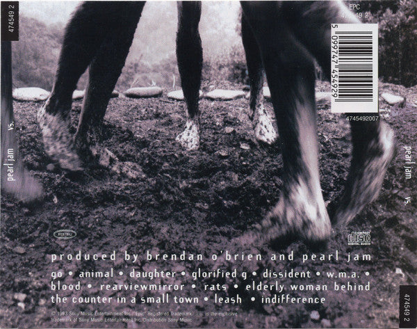 Pearl Jam : Vs. (CD, Album, RE, Sli)
