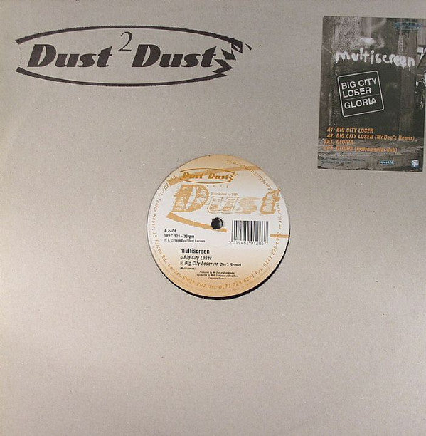 Multiscreen : Big City Loser / Gloria (12&quot;, W/Lbl)