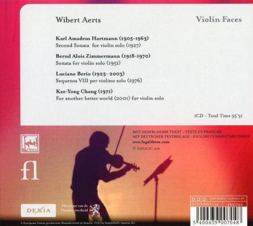 Hartmann*, Zimmermann*, Berio*, Chong*, Wibert Aerts : Violin Faces (CD, Album)