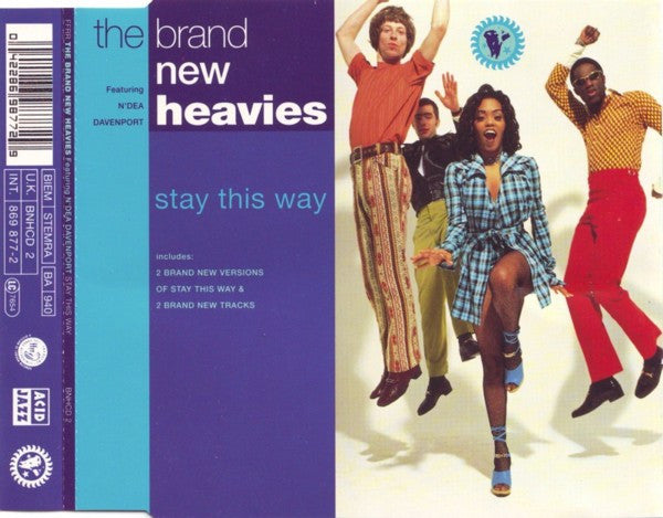 The Brand New Heavies Featuring N&#39;Dea Davenport : Stay This Way (CD, Single)