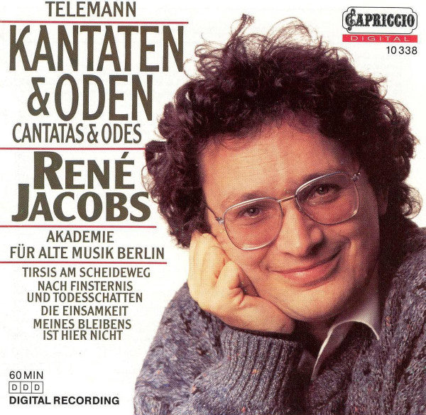 Telemann* - René Jacobs, Akademie Für Alte Musik Berlin : Kantaten &amp; Oden (CD, Album)