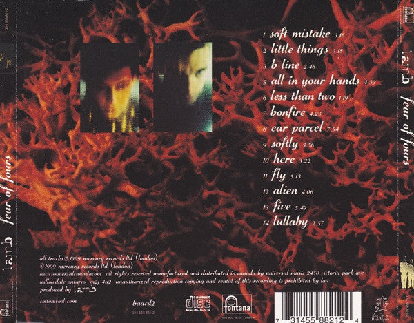 Lamb : Fear Of Fours (CD, Album)