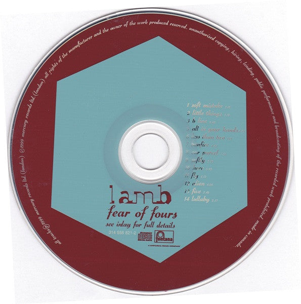 Lamb : Fear Of Fours (CD, Album)