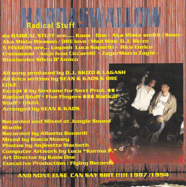 Radical Stuff : Hardaswallow (CD, Album)