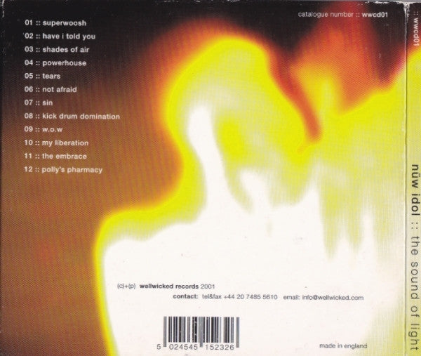 Nüw Idol : The Sound Of Light (CD, Album, Mixed)
