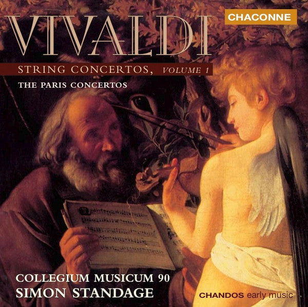 Vivaldi*, Collegium Musicum 90, Simon Standage : String Concertos, Volume 1 - The Paris Concertos (CD)