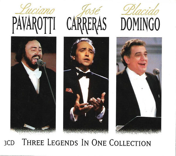 Luciano Pavarotti, José Carreras, Placido Domingo : Three Legends In One Collection (3xCD + Box, Comp)