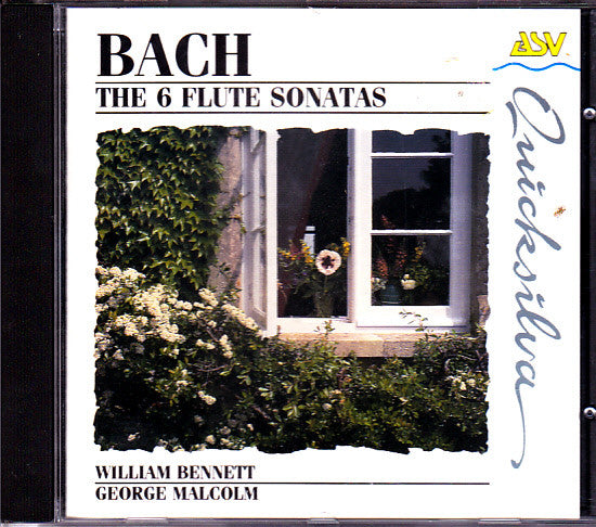 Bach* • William Bennett (3) • George Malcolm : The 6 Flute Sonatas (CD)