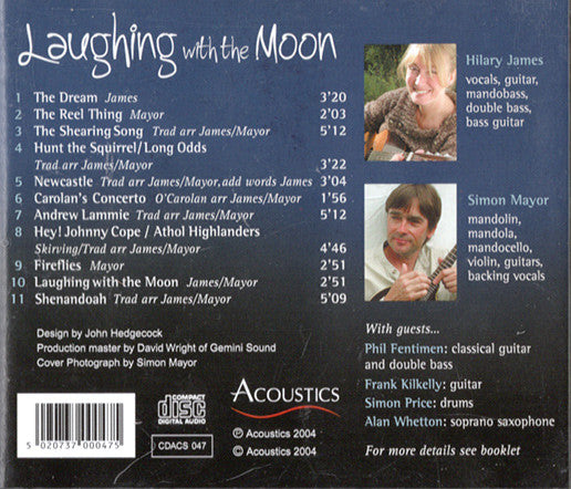 Hilary James (2) with Simon Mayor : Laughing With The Moon (CD, Album)