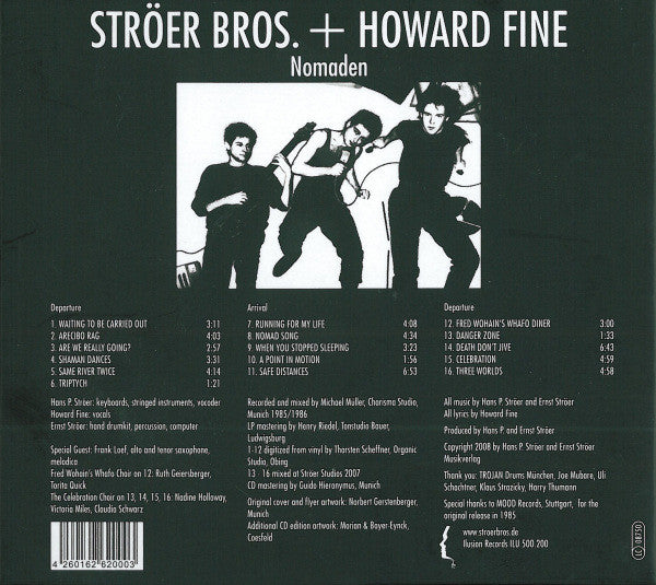 Ströer Bros. + Howard Fine : Nomaden (CD, Album, RE)