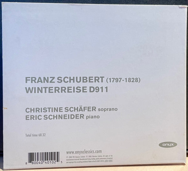 Schubert*, Schäfer*, Schneider* : Winterreise (CD, Album)