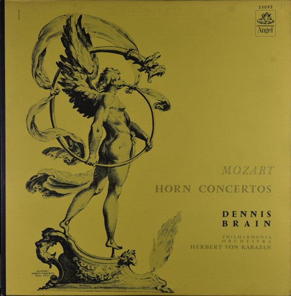 Mozart* / Dennis Brain, Philharmonia Orchestra, Herbert von Karajan : Horn Concertos (LP, Mono, RE)