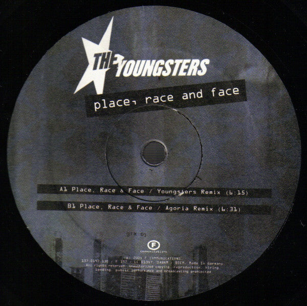 The Youngsters : Place, Race And Face (12&quot;)