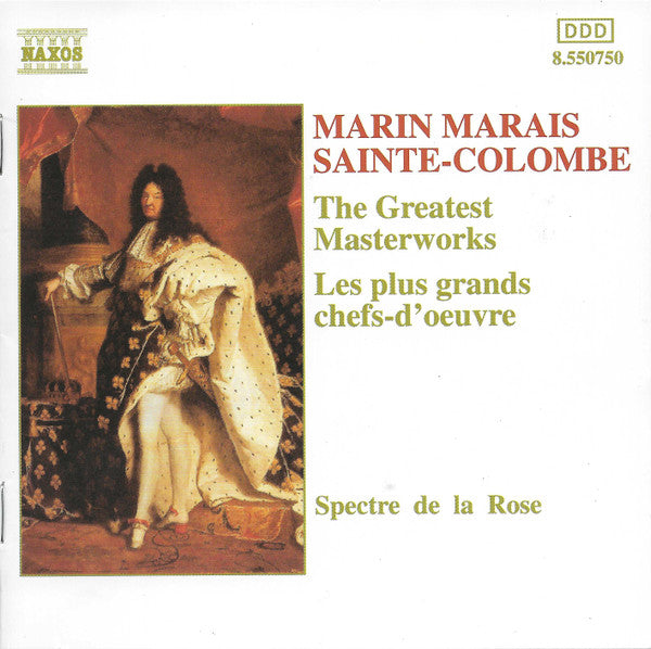Marin Marais, Sainte-Colombe*, Spectre De La Rose : The Greatest Masterworks = Les Plus Grands Chefs-D&#39;oeuvre (CD, Album, RP)