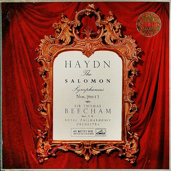 Joseph Haydn, Sir Thomas Beecham, The Royal Philharmonic Orchestra : The Salomon Symphonies Nos. 7 to 12 (3xLP, RP)