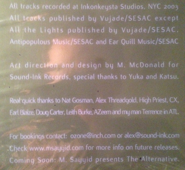 M. Sayyid : Outside The Box (12&quot;)