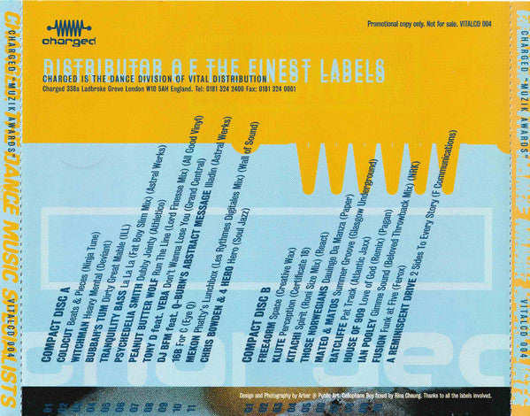 Various : Charged Muzik Awards (2xCD, Comp, Promo)