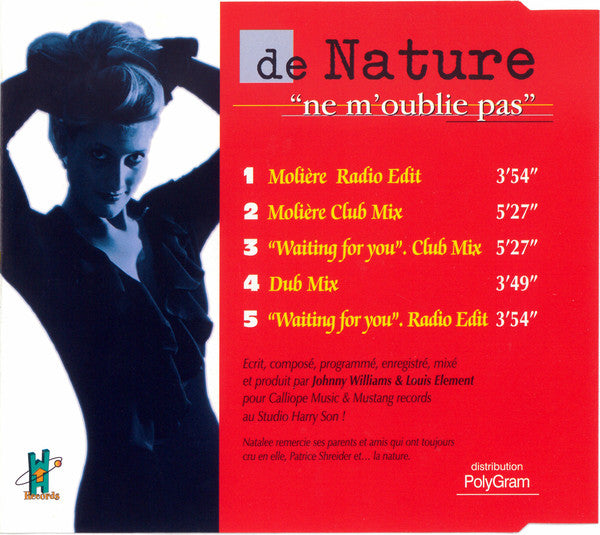 De Nature Featuring Natalee : Ne M&#39;oublie Pas (CD, Maxi)