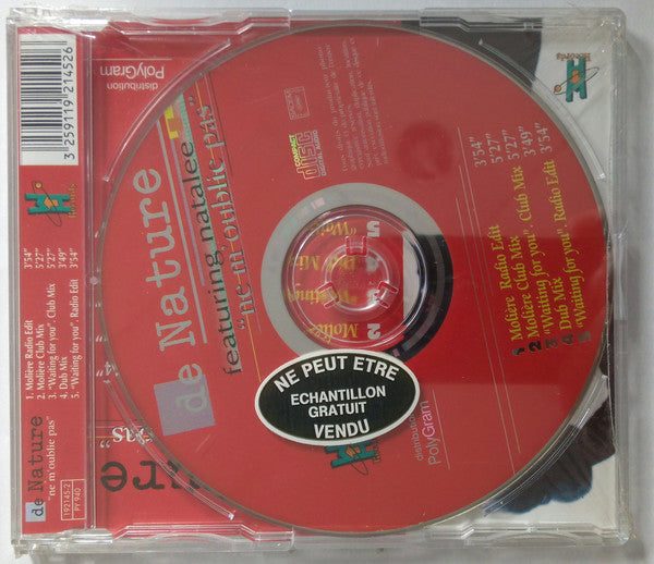 De Nature Featuring Natalee : Ne M&#39;oublie Pas (CD, Maxi)