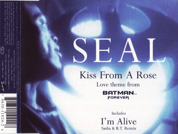 Seal : Kiss From A Rose (Love Theme From Batman™ Forever) / I&#39;m Alive (Sasha &amp; B.T. Remix) (CD, Single)