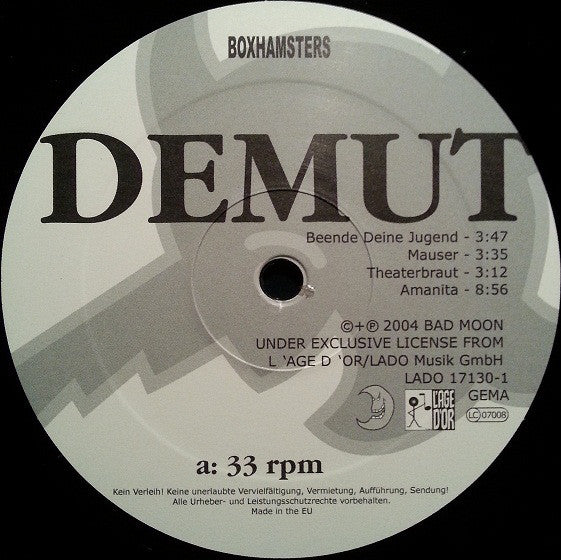 Boxhamsters : Demut &amp; Elite (LP, Album, Gat)